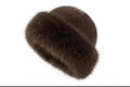Bonnet en fourrure marron